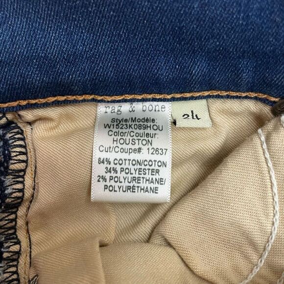 Rag & Bone Elephant Bell Low Rise Flare Leg Jeans Size 24 - Picture 8 of 11